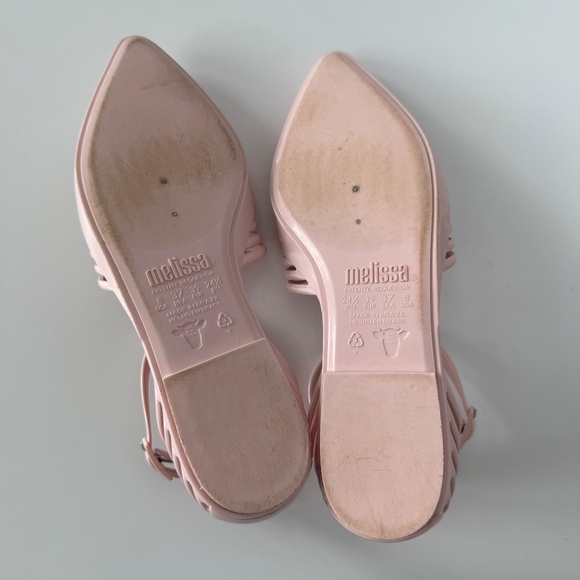 Melissa x Jason Wu Gladiator Sandal Pointy Toe Pink size 8 - Picture 9 of 9